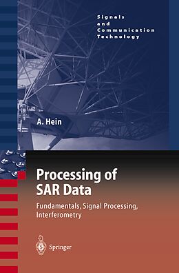 Couverture cartonnée Processing of SAR Data de Achim Hein