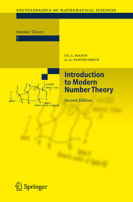 Kartonierter Einband Introduction to Modern Number Theory von Alexei A. Panchishkin, Yu. I. Manin