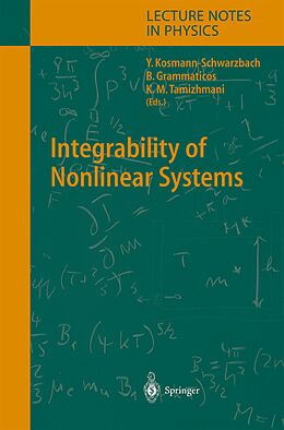 Kartonierter Einband Integrability of Nonlinear Systems von 