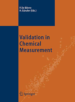 Couverture cartonnée Validation in Chemical Measurement de 