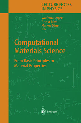 Kartonierter Einband Computational Materials Science von 