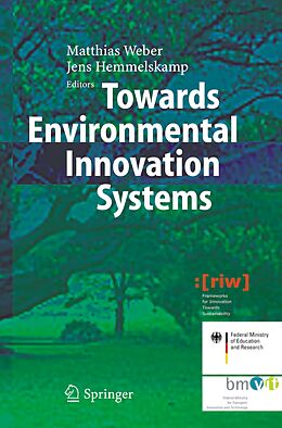 Couverture cartonnée Towards Environmental Innovation Systems de 