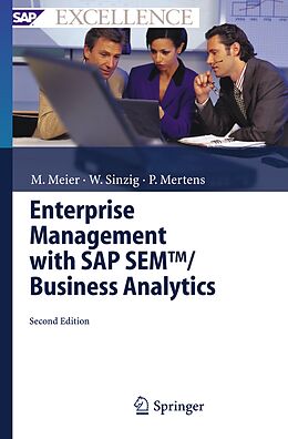 Couverture cartonnée Enterprise Management with SAP SEM / Business Analytics de Marco Meier, Peter Mertens, Werner Sinzig