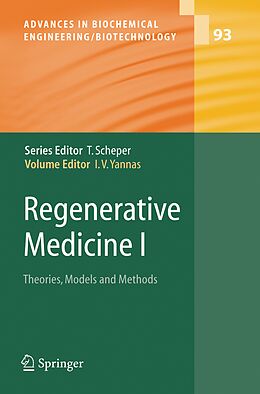 Couverture cartonnée Regenerative Medicine I de 