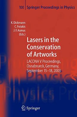 Kartonierter Einband Lasers in the Conservation of Artworks von 