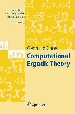 Couverture cartonnée Computational Ergodic Theory de Geon Ho Choe