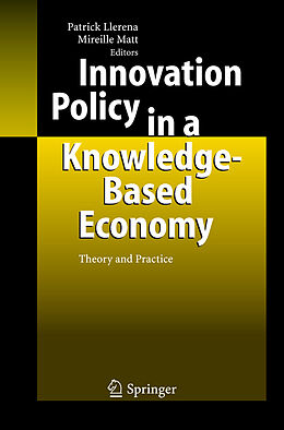 Couverture cartonnée Innovation Policy in a Knowledge-Based Economy de 