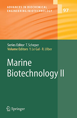 Couverture cartonnée Marine Biotechnology II de 