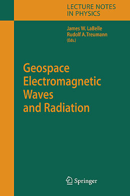 Kartonierter Einband Geospace Electromagnetic Waves and Radiation von 