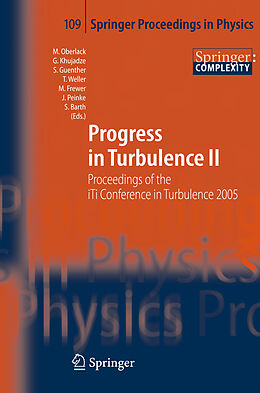 Kartonierter Einband Progress in Turbulence II von 