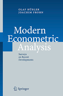 Couverture cartonnée Modern Econometric Analysis de 