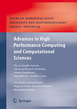 Couverture cartonnée Advances in High Performance Computing and Computational Sciences de 