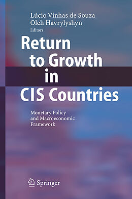 Couverture cartonnée Return to Growth in CIS Countries de 