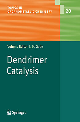Couverture cartonnée Dendrimer Catalysis de 