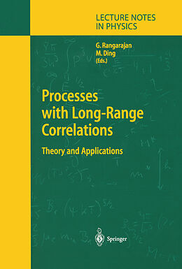Kartonierter Einband Processes with Long-Range Correlations von 