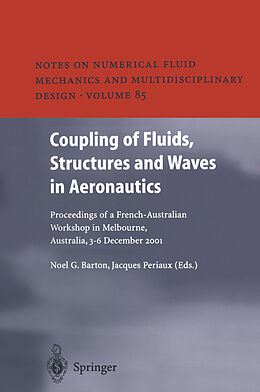 Couverture cartonnée Coupling of Fluids, Structures and Waves in Aeronautics de 