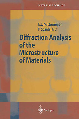 Couverture cartonnée Diffraction Analysis of the Microstructure of Materials de 