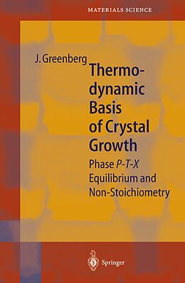 Couverture cartonnée Thermodynamic Basis of Crystal Growth de Jacob Greenberg