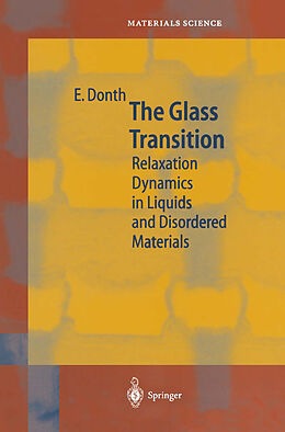 Couverture cartonnée The Glass Transition de E. Donth
