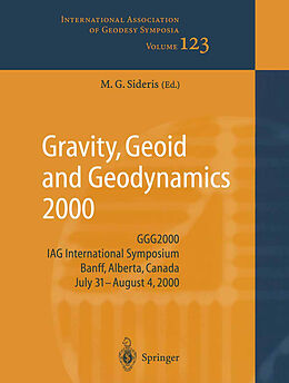 Couverture cartonnée Gravity, Geoid and Geodynamics 2000 de 