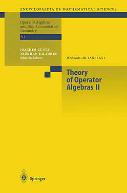 Kartonierter Einband Theory of Operator Algebras II von Masamichi Takesaki