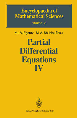 Kartonierter Einband Partial Differential Equations IV von 