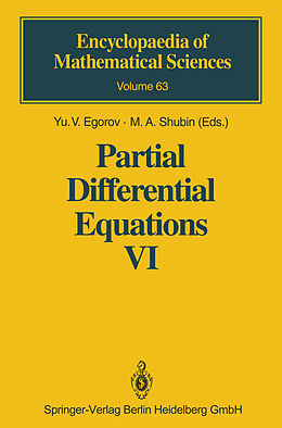 Kartonierter Einband Partial Differential Equations VI von 