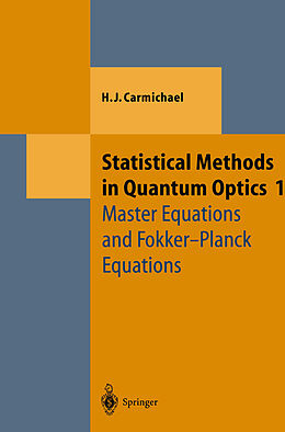 Kartonierter Einband Statistical Methods in Quantum Optics 1 von Howard J. Carmichael
