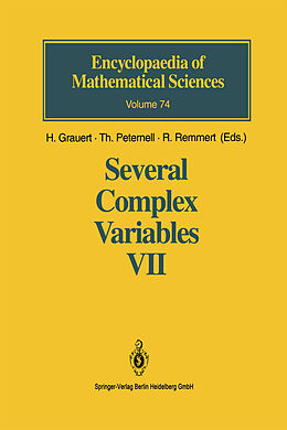 Kartonierter Einband Several Complex Variables VII von 