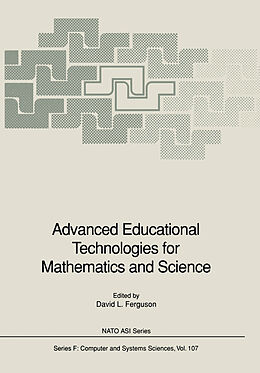 Couverture cartonnée Advanced Educational Technologies for Mathematics and Science de 