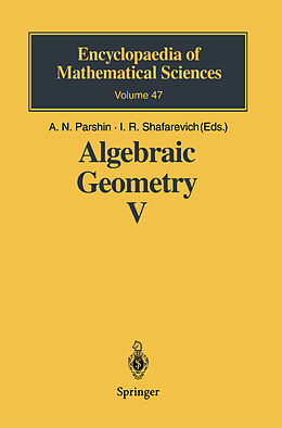 Kartonierter Einband Algebraic Geometry V von 