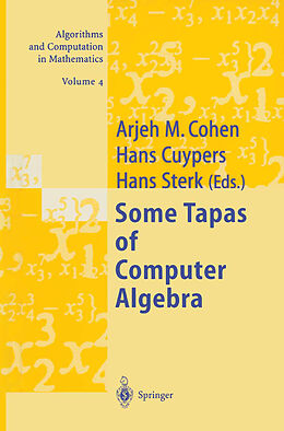 Couverture cartonnée Some Tapas of Computer Algebra de 