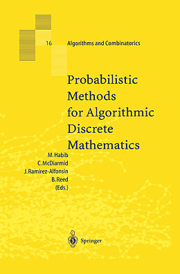 Couverture cartonnée Probabilistic Methods for Algorithmic Discrete Mathematics de 