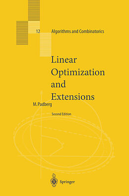 Couverture cartonnée Linear Optimization and Extensions de Manfred Padberg