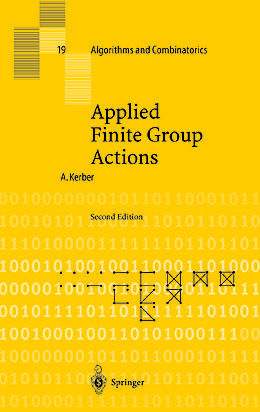 Kartonierter Einband Applied Finite Group Actions von Adalbert Kerber