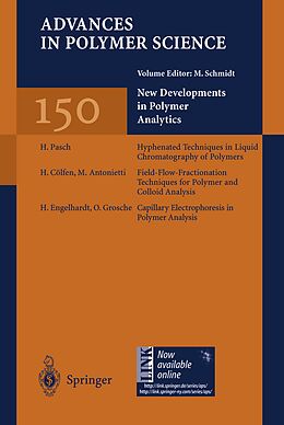 Couverture cartonnée New Developments in Polymer Analytics I de Engelhardt, H.