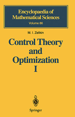 Kartonierter Einband Control Theory and Optimization I von M. I. Zelikin