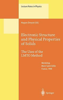 Kartonierter Einband Electronic Structure and Physical Properties of Solids von 