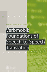 Couverture cartonnée Verbmobil: Foundations of Speech-to-Speech Translation de 