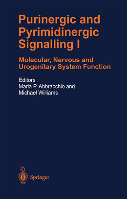 Couverture cartonnée Purinergic and Pyrimidinergic Signalling de 