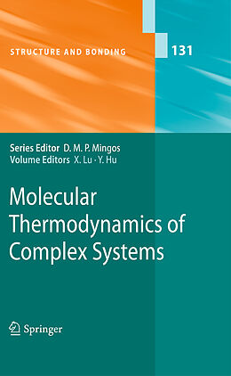 Couverture cartonnée Molecular Thermodynamics of Complex Systems de 