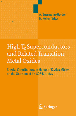 Couverture cartonnée High Tc Superconductors and Related Transition Metal Oxides de 