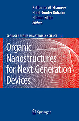 Kartonierter Einband Organic Nanostructures for Next Generation Devices von 