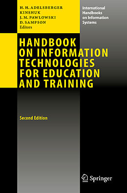 Kartonierter Einband Handbook on Information Technologies for Education and Training von 