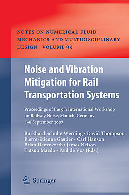 Couverture cartonnée Noise and Vibration Mitigation for Rail Transportation Systems de 