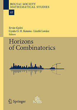 Couverture cartonnée Horizons of Combinatorics de 