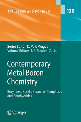 Couverture cartonnée Contemporary Metal Boron Chemistry I de 