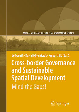 Couverture cartonnée Cross-border Governance and Sustainable Spatial Development de 