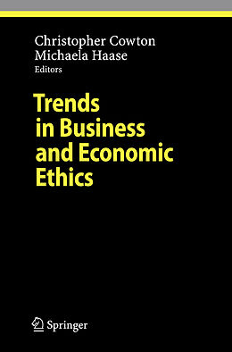 Couverture cartonnée Trends in Business and Economic Ethics de 