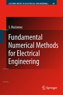 Couverture cartonnée Fundamental Numerical Methods for Electrical Engineering de Stanislaw Rosloniec